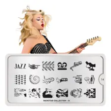 Stamping Nail Art Image Plate MOYOU Rockstar 14