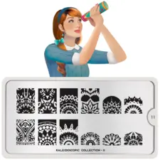 Stamping Nail Art Image Plate MOYOU Kaleidoscope 11