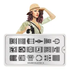 Stamping Nail Art Image Plate MOYOU Explorer 18