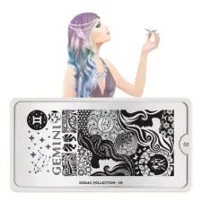 Stamping Nail Art Image Plate MOYOU Zodiac 05