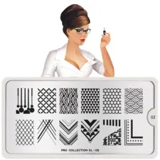 Stamping Nail Art Image Plate MOYOU Pro XL 02