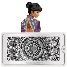 Stamping Nail Art Image Plate MOYOU Mandala 01