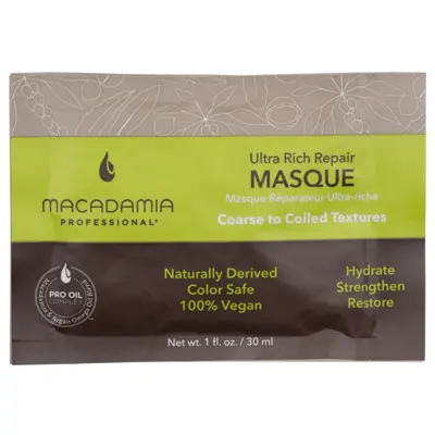 Maska za rekonstrukciju kovrdžave kose MACADAMIA Ultra Rich Repair 30ml
