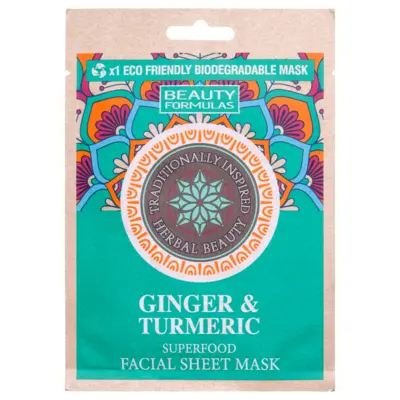Facial Sheet Mask - Ginger and Turmeric