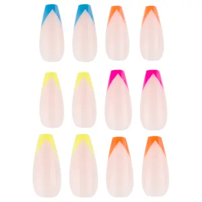Set of press-on tips CALA Multi Color