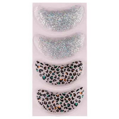 Under Eye Pads - Glitter and Animal Print
