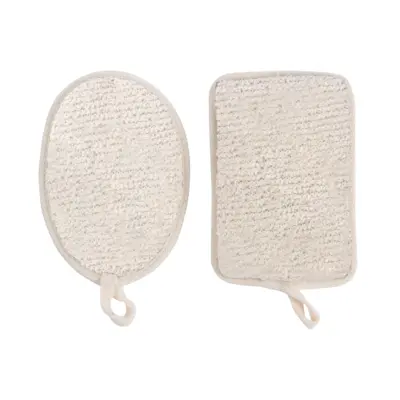 Body Scrubber Duo Set - Beige