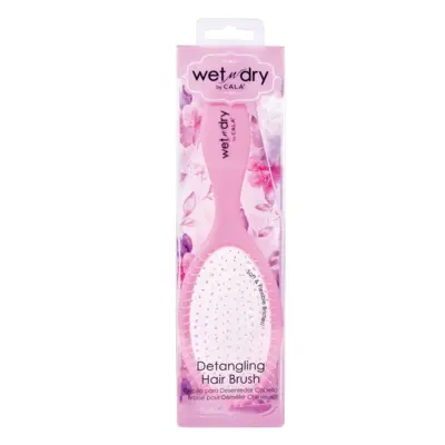 Četka za raščešljavanje kose CALA Wet 'n Dry Soft & Flexible - Pink