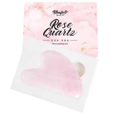 Kamen za masažu lica BLUSH Gua Sha rozenkvarc