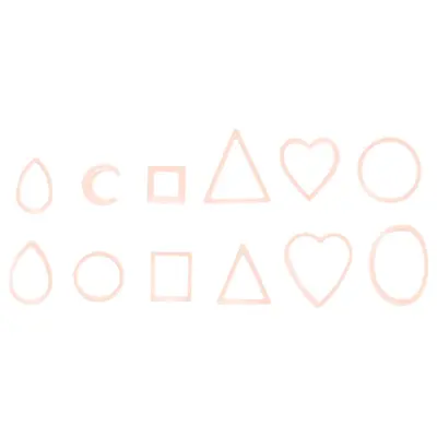 Nail Art Decoration STUKIT7 Rose Gold 240pcs