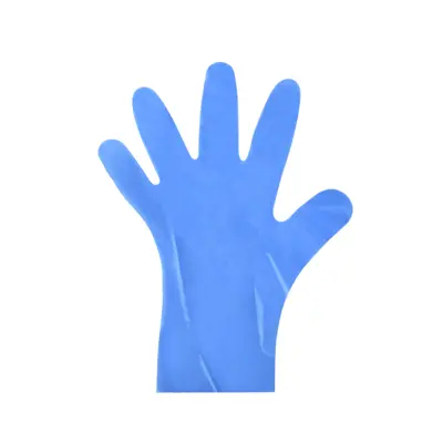 TPE Gloves Powder Free - Blue 100/1-S