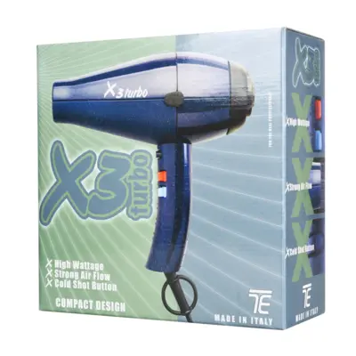 Fen za kosu X3 Turbo 2000W - Crni