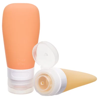 Silicone Travel Bottles SPA NATURAL Orange 2pcs