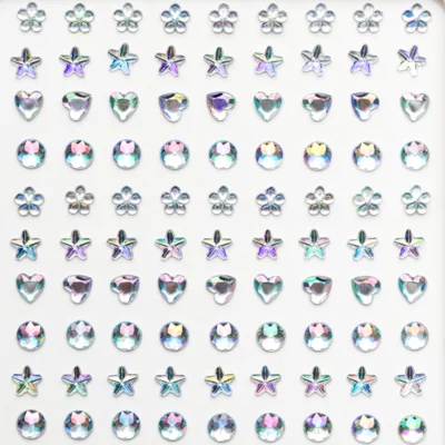 Hair Rhinestones INFINITY INF560 Silver/Holographic