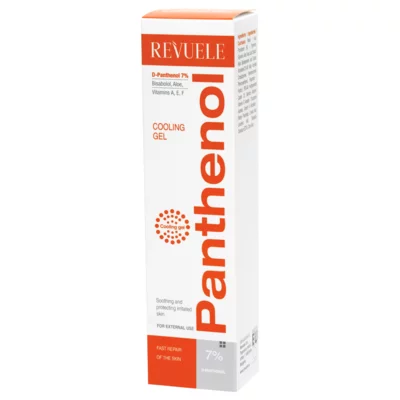Cooling Gel for Solar and Thermal Burns REVUELE 7% Panthenol 75ml