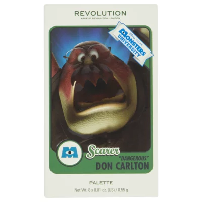Palette of Shadows and Pigments MAKEUP REVOLUTION Monsters University Don Carlton