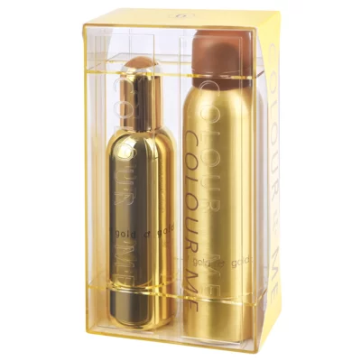 Eau de Toilette and Perfumed Body Spray Set for Men - Gold