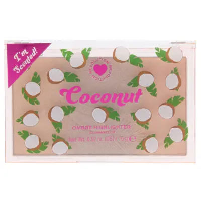 Ombre Highlighter  I HEART REVOLUTION Coconut 15g