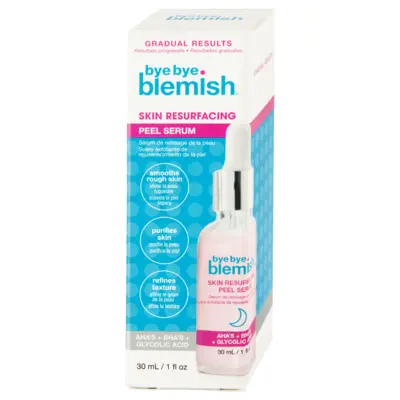 Skin Resurfacing Peel Night Serum - AHA+BHA & Glycolic Acid