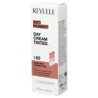 Day Cream Tinted REVUELE Anti Pigment SPF 50