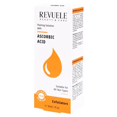 Serum za blagi piling kože lica REVUELE Exfoliators askorbinska kiselina 30ml