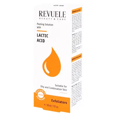 Serum za blagi piling masne kože lica REVUELE Exfoliators mlečna kiselina