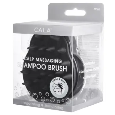 Scalp Massaging Shampoo Brush - Black