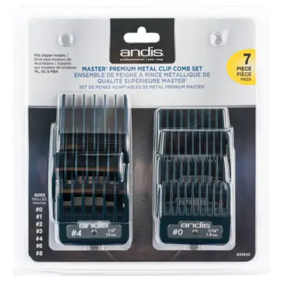 Comb Set for Hair Clippers Master Premium