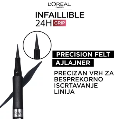 Eyeliner L'OREAL PARIS Infaillible Grip Black