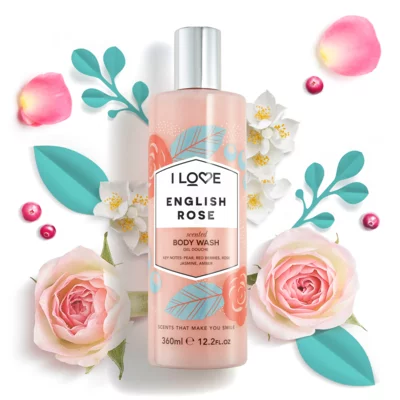 Body Wash I LOVE English Rose