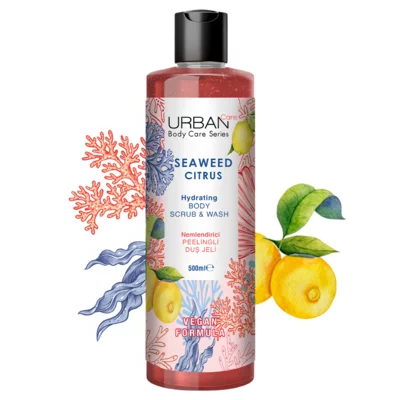 Body Scrub and Wash URBAN CARE Seaweed and Citrus