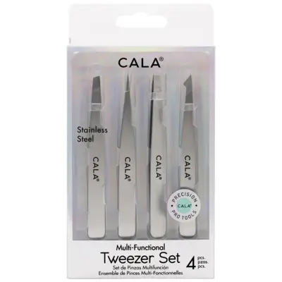Tweezer Set - Chrome