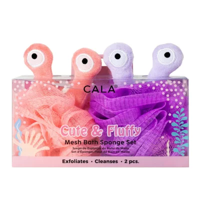 Mesh Bath Sponge Set - Aliens