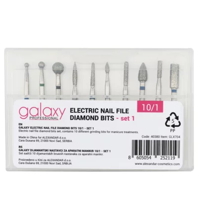 Electric Nail File Diamond Bits GALAXY Set 1