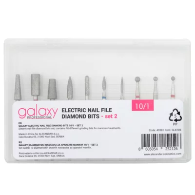 Electric Nail File Diamond Bits GALAXY Set 2