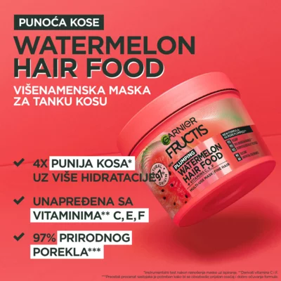 Plumping Multi-Use Mask GARNIER Fructis Watermelon