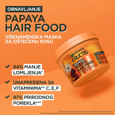 Multi-use Mask GARNIER Fructis Papaya
