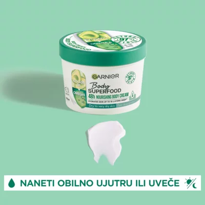 Body Cream GARNIER Superfood Avocado