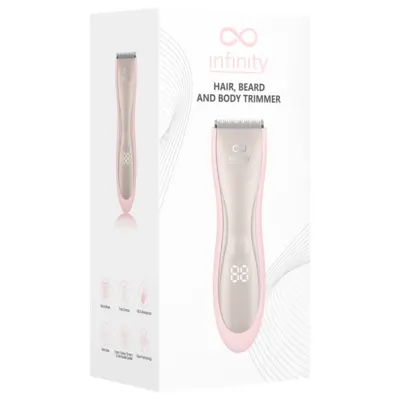 Cordless Hair, Beard and Body Trimmer with LED Display - INF483