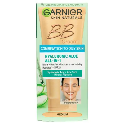 BB krema za masnu kožu lica GARNIER SPF25 - Medium
