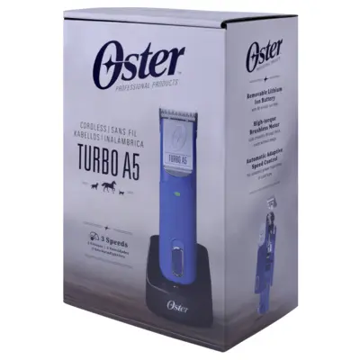 Dog Cordless Grooming Clipper OSTER Turbo A5