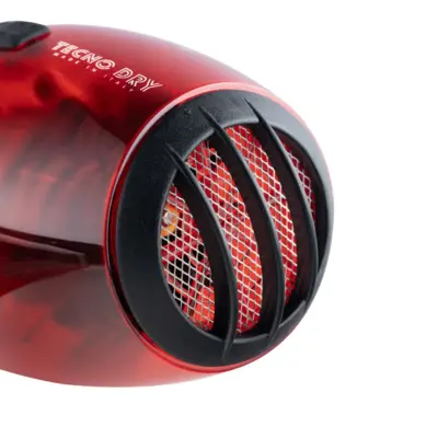 Hair Dryer Kristal 3600 - 2000W - Transparent Red