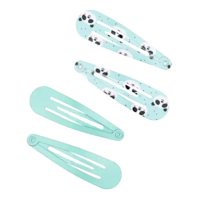 Hair Clips 4/1 - Mint - Panda