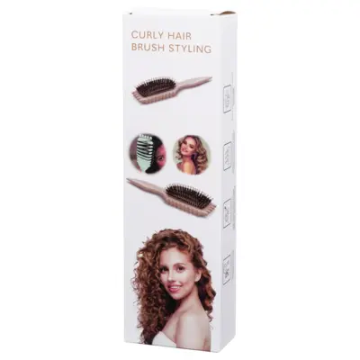 Curly Hair Brush JTQ - Natural
