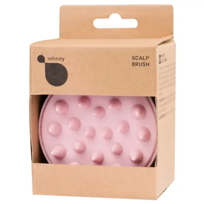 Shampoo and Scalp Massage Brush INFINITY Pink INF471