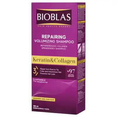 Repairing Volumizing Shampoo - Collagen and Keratin