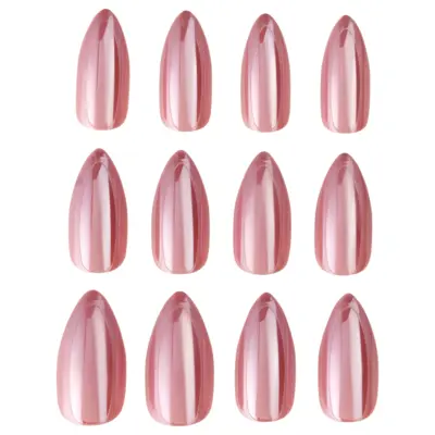 Press-on tips - Mauve Chrome