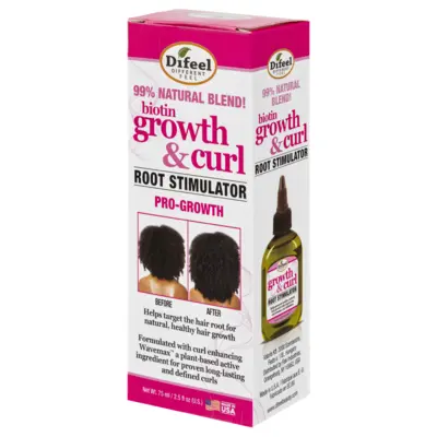 Pro-Growth Root Stimulator DIFEEL Biotin Growth & Curl 75ml