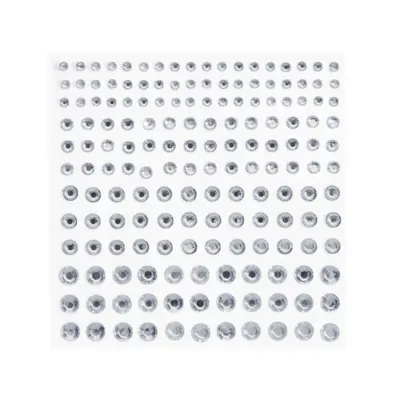 Hair Rhinestones - Silver